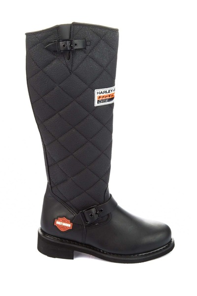 Harley Davidson 025G100074 Laconıa Hı Deri Kadın Çizme SİYAH
