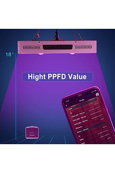 Phlizon L2 Cob Led 245 W Bitki Yetiştirme Lambası