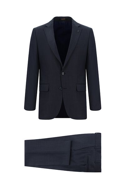 Abdullah Kiğılı Classic Patterned Wool Suit