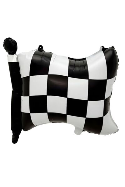 parti sürprizi بالون فويل بعلم مربعات من الفورمولا قطعة واحدة