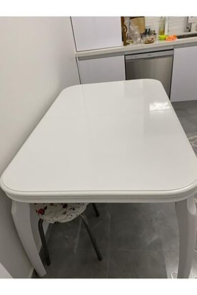 Parti Tasarla White Adhesive Foil Kitchen Cabinet and Furniture Covering Foil
