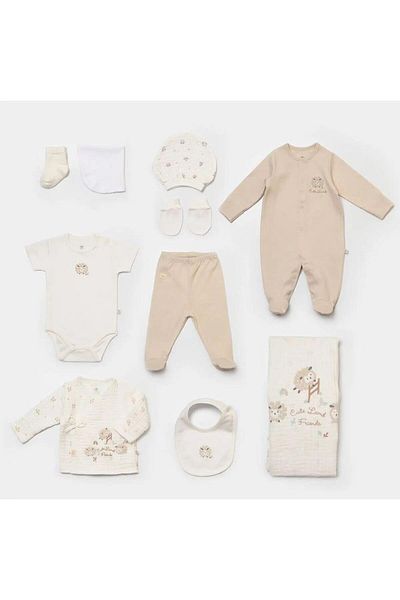 Bibaby Lamb Firends 10-Piece Hospital Exit Set 63234