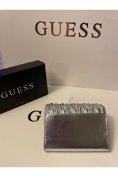 Guess Kirkwall Slg Metallic Silver Wallet