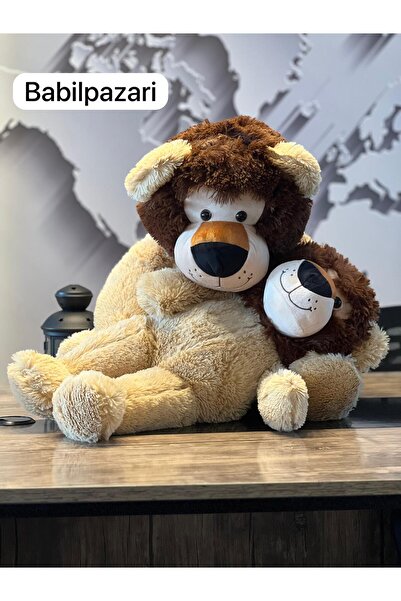 SELAY TOYS Anne ve Yavru Aslan Peluş Set