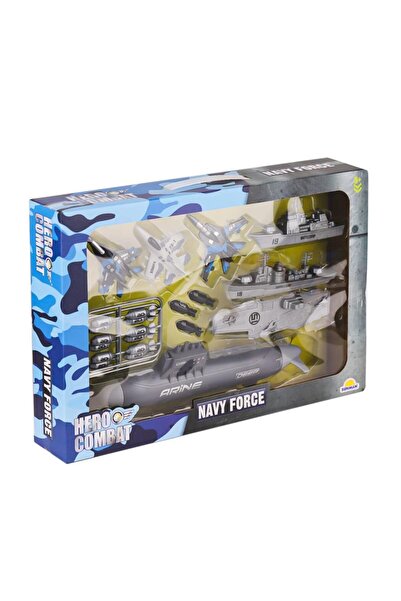 elifit Nessiworld 4296 Jet Uçak Gemisi ve Denizaltı Askeri Oyun Seti  -Sunman