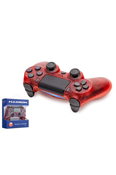 HADRON Hd323E Ps4 Gamepad Transparent Kırmızı