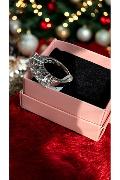 İNN JEWELLERY Steel Ring (7) Number Blackening Antiallergic Stone Figured (2 YEAR MANUFACTURER GUARANTEED)