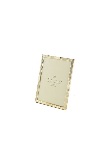 esdekor 13X18Cm Gold Metal Frame - Decorative Gift, Life Style Photo 1 Piece