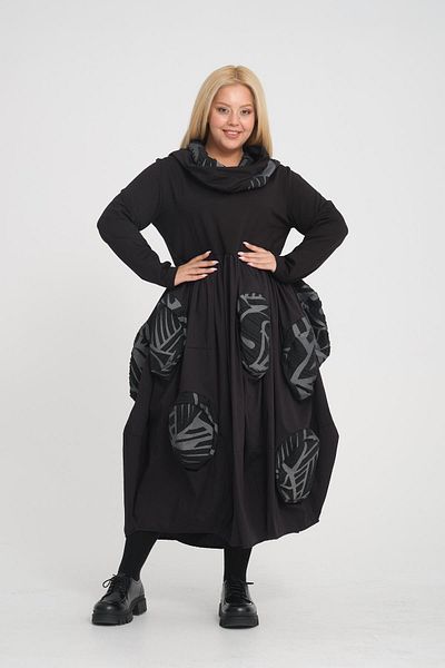 Zedd+ Plus Gray 24615 Model Dress