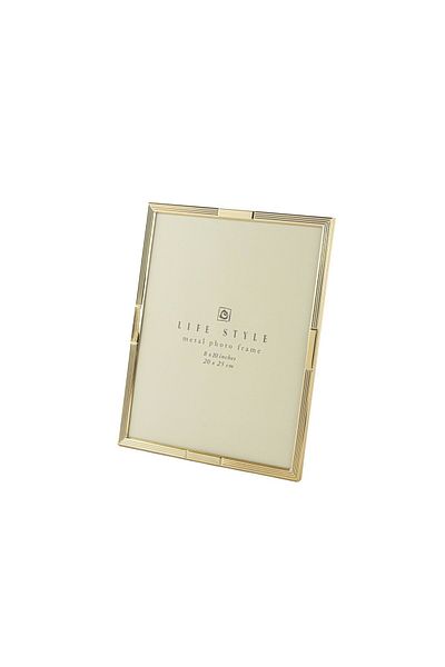 esdekor 20X25Cm Gold Metal Frame - Decorative Gift, Life Style Photo 1 Piece
