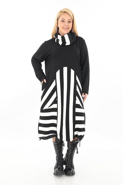 Zedd+ Plus Ecru 22689 Model Dress