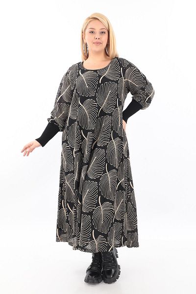 Zedd+ Plus Black 21606 Model Dress