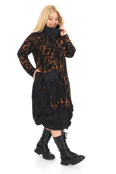 Zedd+ Plus 24591 Model Copper Color Stylish Dress