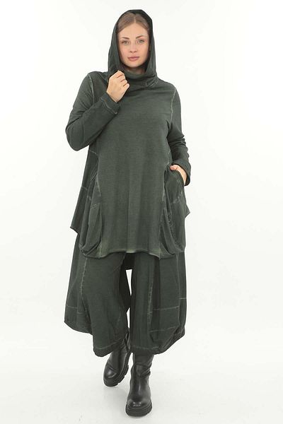 Zedd+ Plus 23655 Tunic - Khaki Color