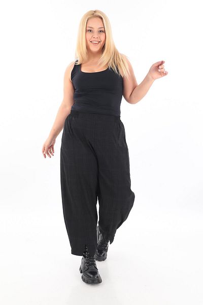 Zedd+ Plus Black Pants - 22563 Model