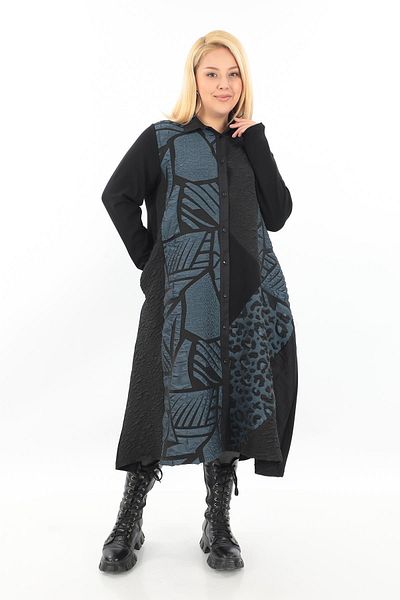 Zedd+ Plus 24660 Dress Indigo