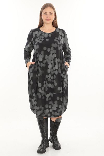 Zedd+ Plus Black Dress 23601