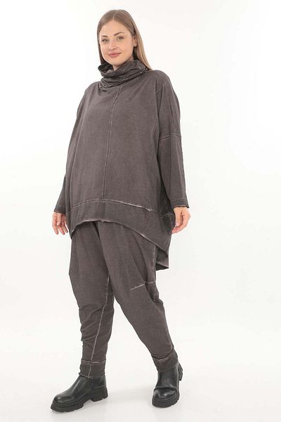 Zedd+ Plus 23725 Model Brown Tunic