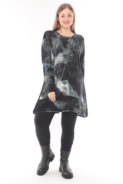 Zedd+ Plus 23537 Model Black Tunic