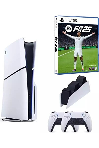 Sony Playstation 5 Slim CD Edition 2 DUALSENSE KOL DUALSENSE ŞARJ FC 25 OYUN