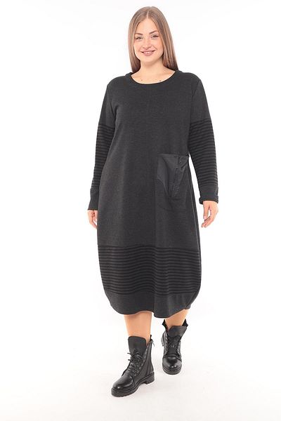 Zedd+ Plus Anthracite 22635 Dress