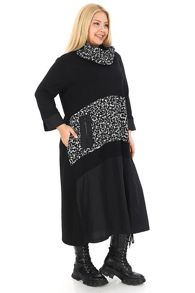 Zedd+ Plus Black Dress - 24545 Model