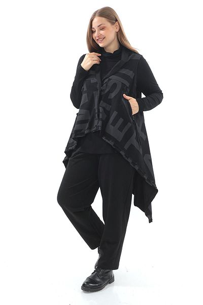 Zedd+ Plus Black Vest - 23587 Model