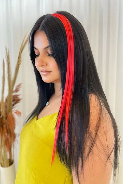 michaeller Snap Artificial Synthetic Hair 50 Cm Red