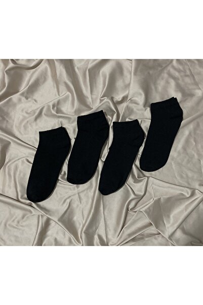 MODA 4 Pack Black Daily Socks (4 Pairs)