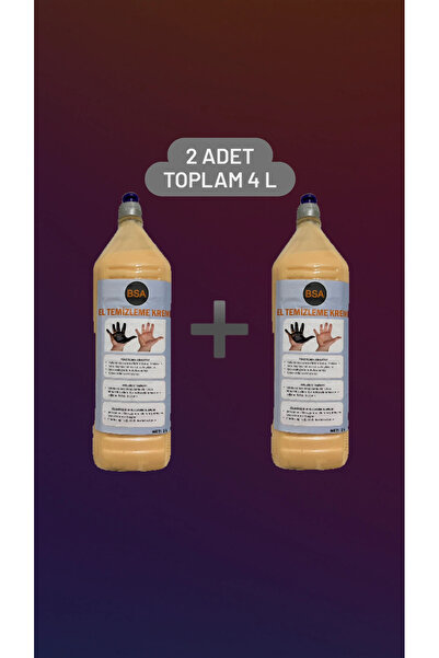 BSA Sanayi Tipi Granürlü Kumlu Talaşlı El Yıkama Sabunu 4 L