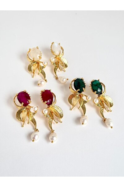 ı feel free more then ever that moment Ay Taşı Gerçek İncili Romantik Küpe