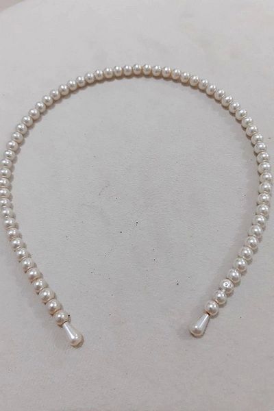 Mathilda Aksesuar Women's Crown with Pearls