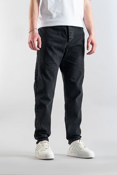 bombe Férfi alkalmi, egyenes szabású Jean Lycra farmer farmer nadrág gombzárás