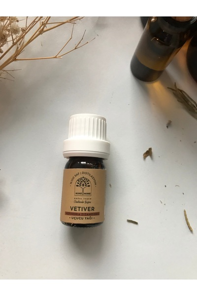Nine&Mine Doğal Yaşam %100 Saf ve Doğal Vetiver Uçucu Yağı (5 ml)
