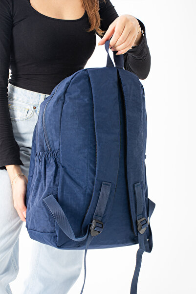 RKY SERENITY Водонепроникна тканина Клінкір Великий розмір Ультралегкий Крінкіл Ноутбук з відділеннями Шкільний та повсякденний рюкзак