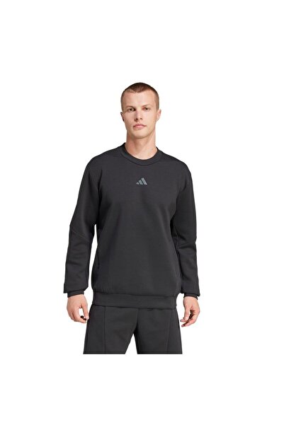 adidas AEROREADY Designed for Gym & Training Crew Erkek Sweatshirt