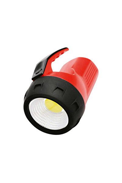 Panther PT-7109 Kırmızı El Feneri | COB LED Güçlü Işık