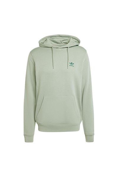 adidas Ess Hoodie Ft Hanorac verde pentru bărbați Jd2410
