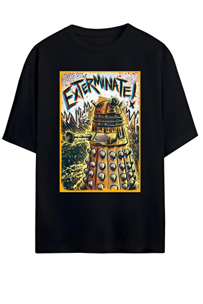 MAGORS TRIUC OVERSIZE UNISEX DE BUMBAC PROiectat de DOCTOR WHO