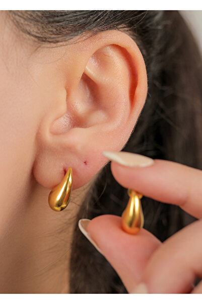 kuyumcu nurettin 2 Gr (gram) Göz Yaşı Damla Küpe 22 Ayar Altın