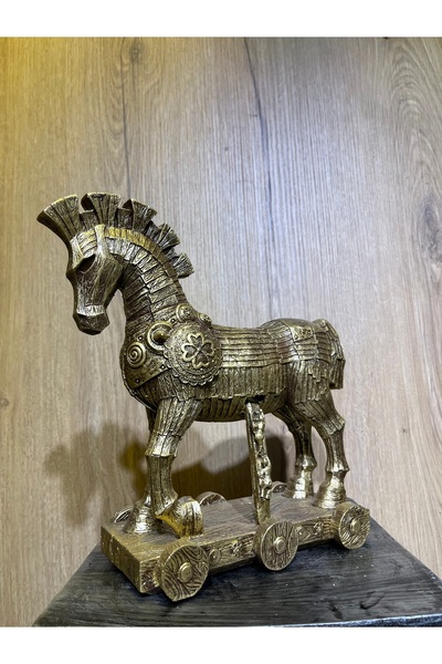 Ephesus Hediyelik Truva Atı Heykel Biblo 30 cm