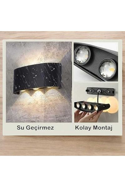 Cata Haiti 10w led wall lamp iP65 ct-8011 daylight 3000k