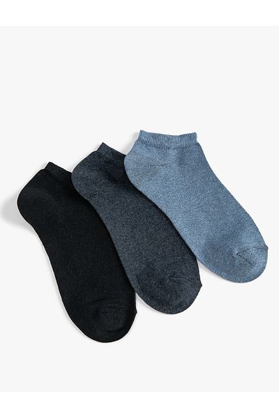 Koton Set of 3 Colorful Booties Socks