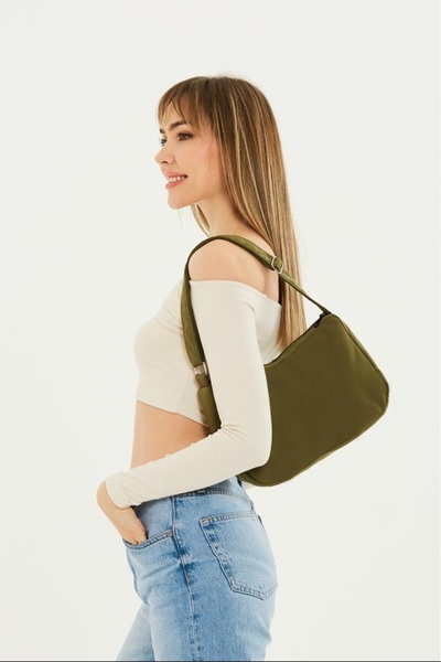 PASSTELL حقيبة كروس نسائية من القماش مع حزام كتف