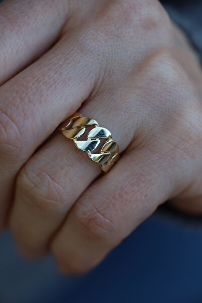 Yenigün Kuyumculuk 14 Ayar Altın Gurmet Desenli Yüzük