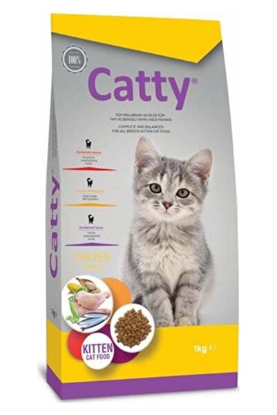 Orqinel Catty Tavuklu Yavru Kedi Maması 1 kg