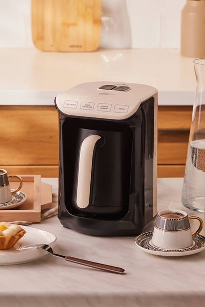 Karaca Hatır Közde Turkish Coffee and Turkish Coffee Machine Cream 5 Cup Capacity with Plenty of Froth