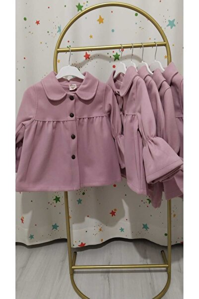 Damla KIZ ÇOCUK KAŞE İÇİ ASTARLI KABAN