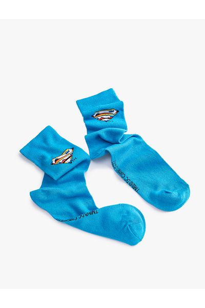 Koton Superman Socket Socks Licensed Printed