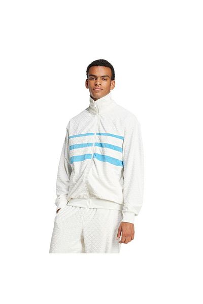 adidas Q12 Monogram T Ανδρικό λευκό μπλουζάκι Jp4420